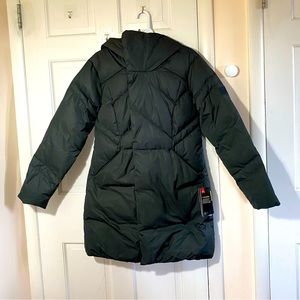 UA olive green down jacket